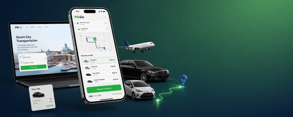 Önizleme: PikGo — Finlandiya online taksi platformu