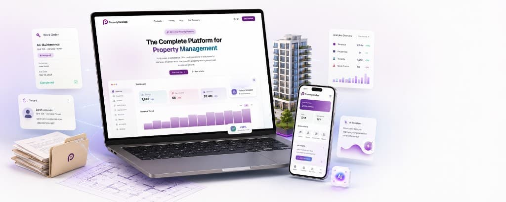 Önizleme: PropertyCareApp — Gayrimenkul ve bina yönetimi platformu