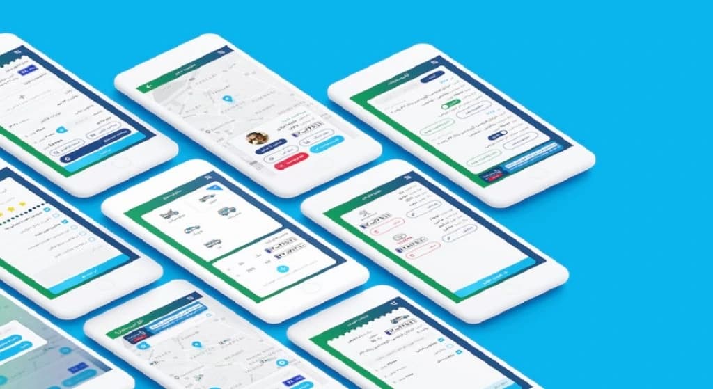 Swash ekranları; harita, sipariş ve geri bildirim